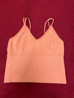 [ Available Item ] Pink Crop Top Size S Tube Top