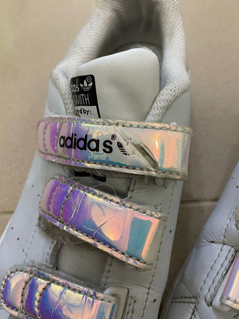 Adidas Stan Smith J White Hologram