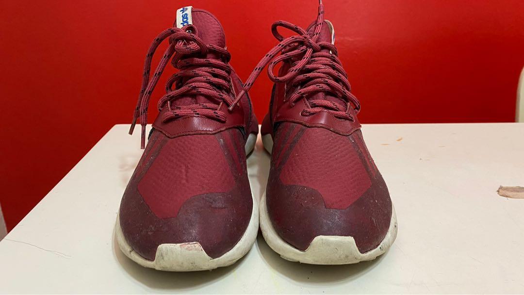 Adidas Tubular Maroon Men s Fashion Footwear Sneakers on Carousell