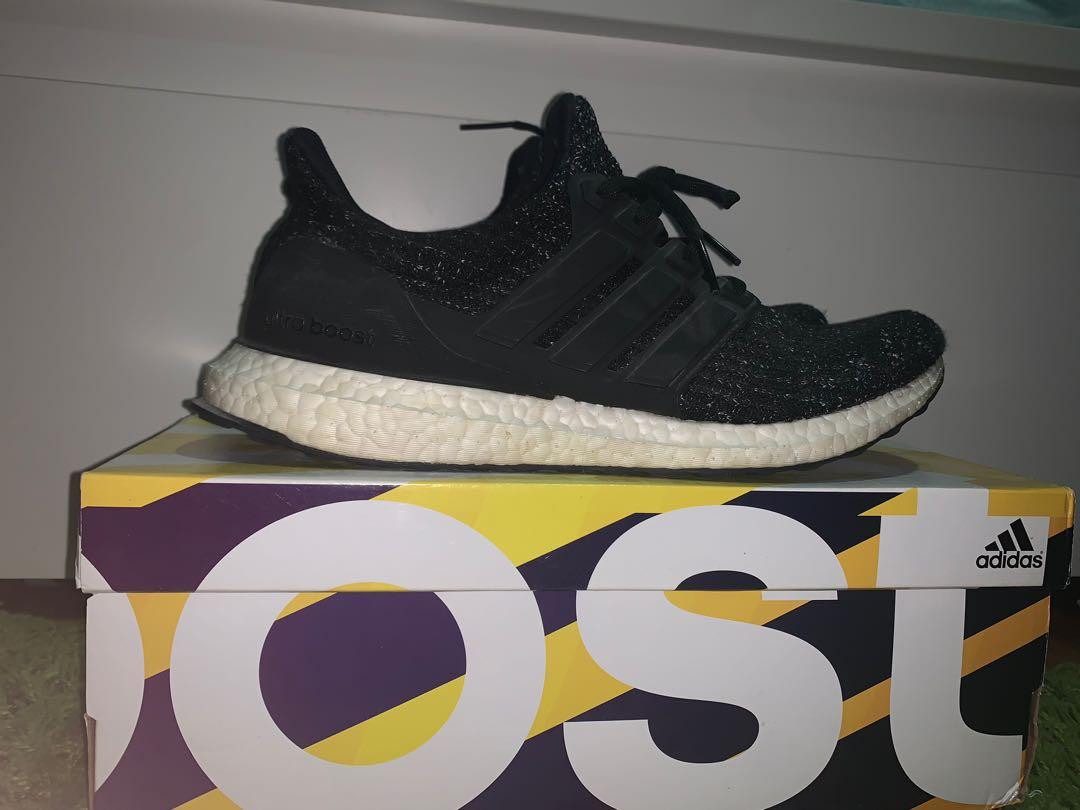 Ultra boost 4. online black white speckle