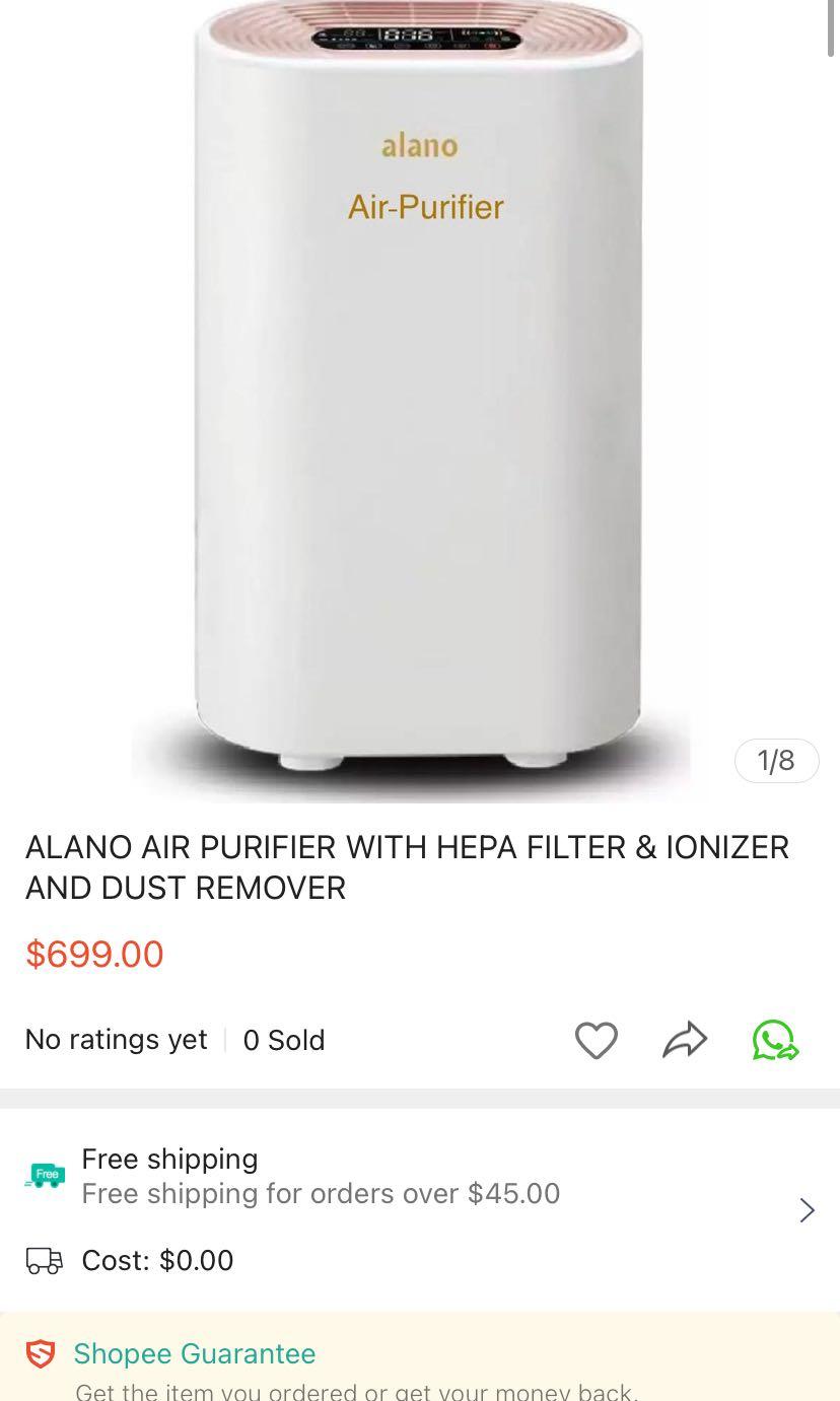 Alano air sales purifier free review