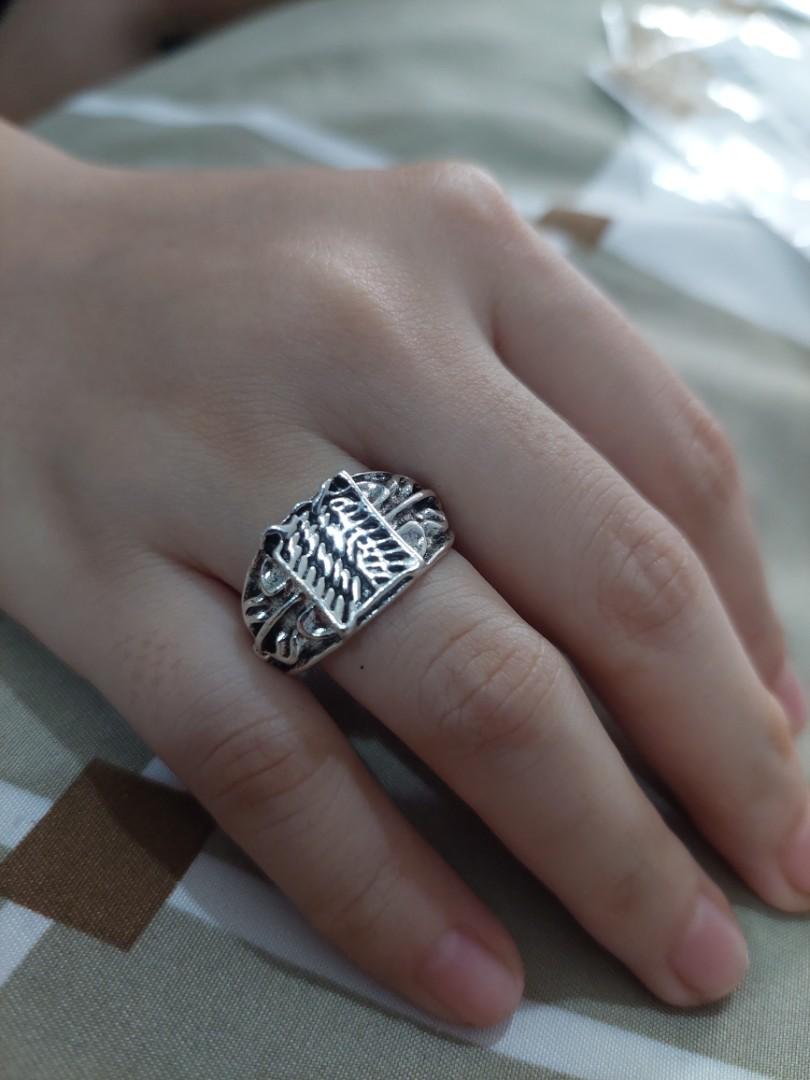 Anime Attack On Titan Ring Unisex, Everything Else, Others on Carousell