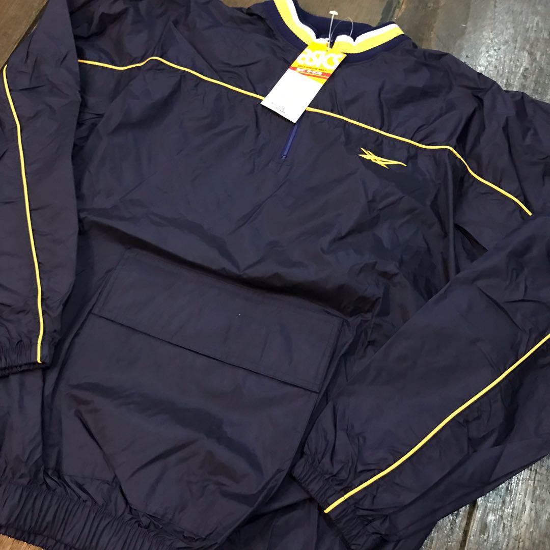 asics windbreaker mens running jacket