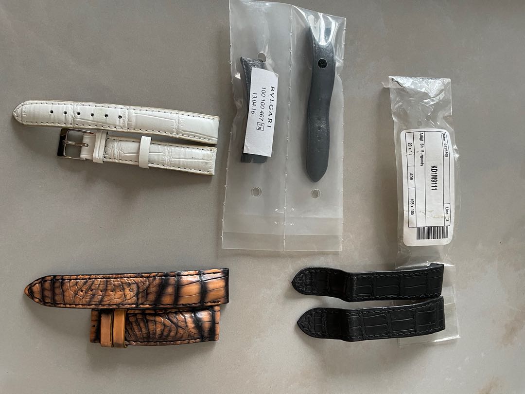 Bvlgari watch strap replacements best sale