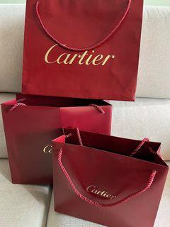 Authentic Small Cartier Shopping Bag