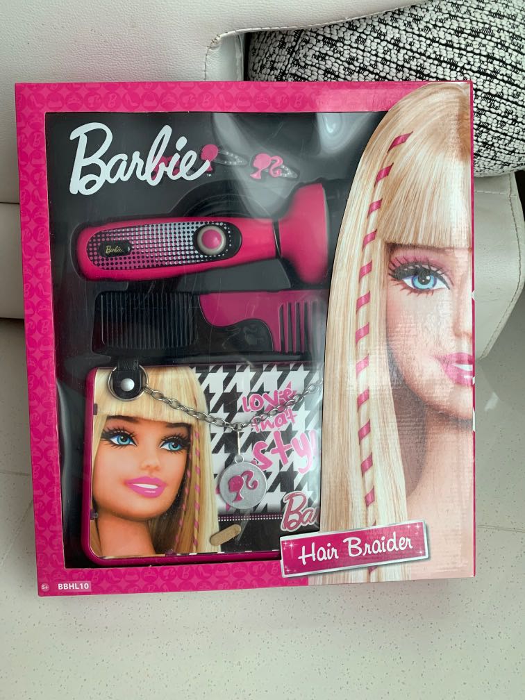 Barbie BBHL12 Barbie Glam Hair Gems Set With Handbag and Accessories New 