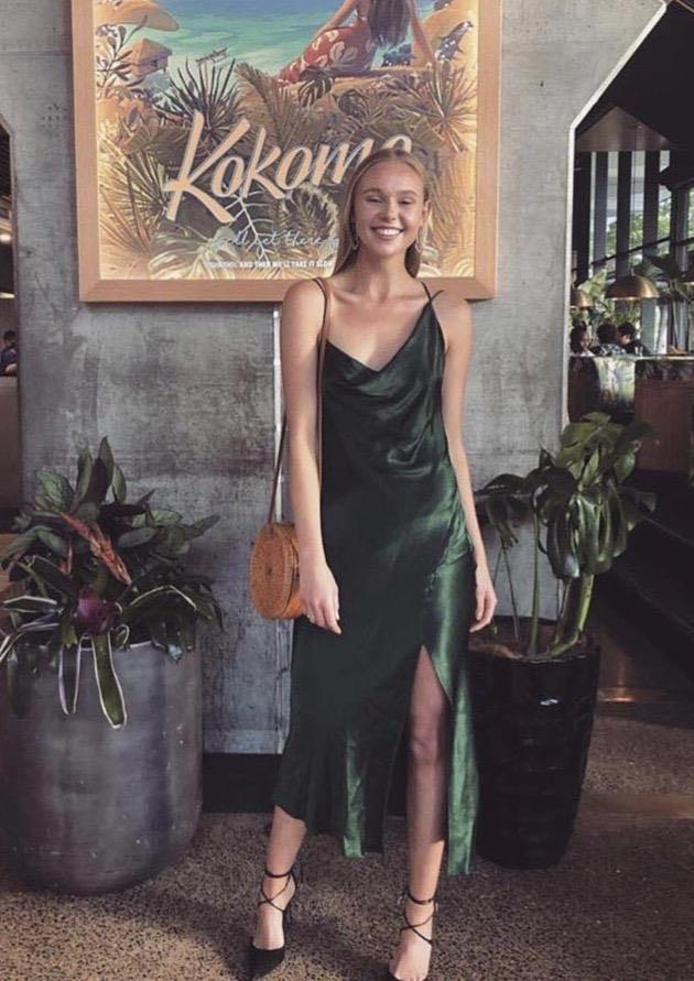 Bec Bridge Emerald Martini club dress AU6 XS