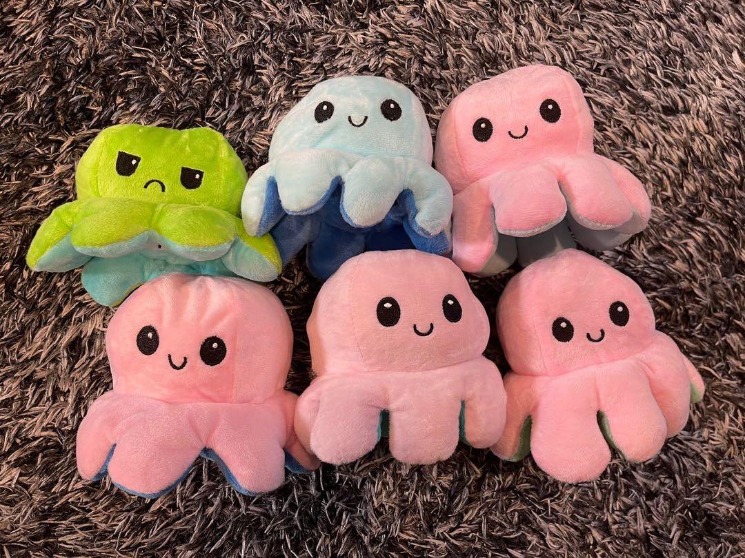 smiley octopus plush