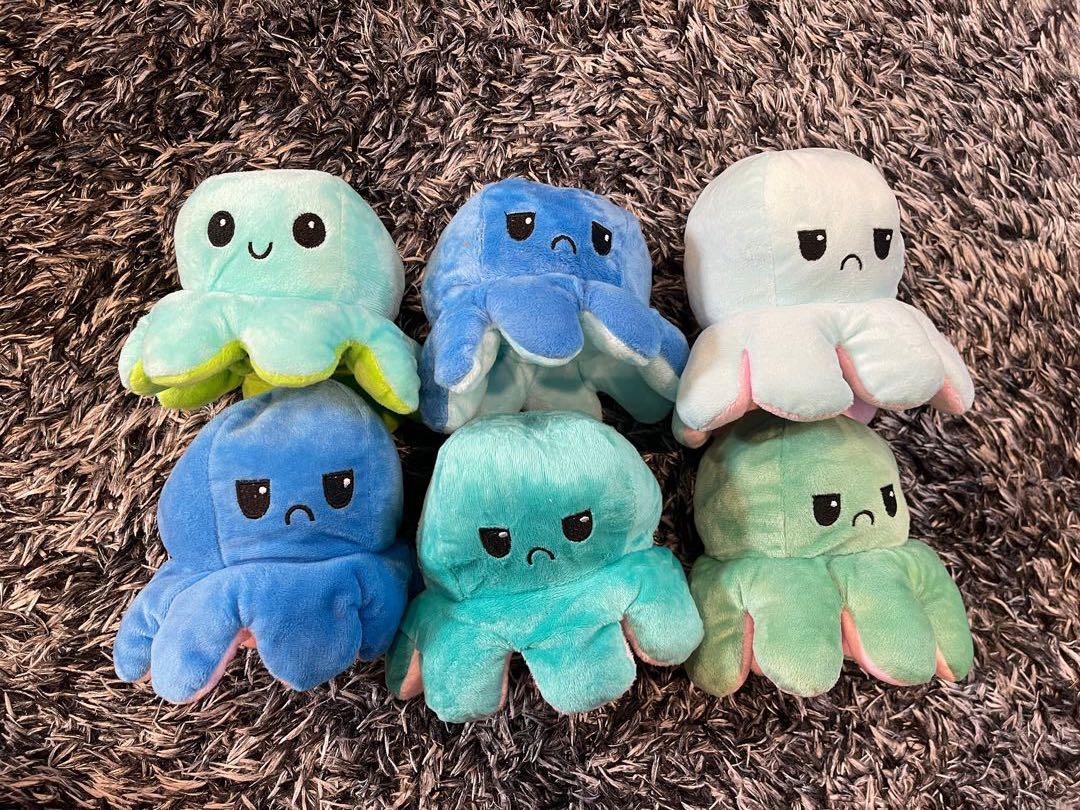 angry octopus plush