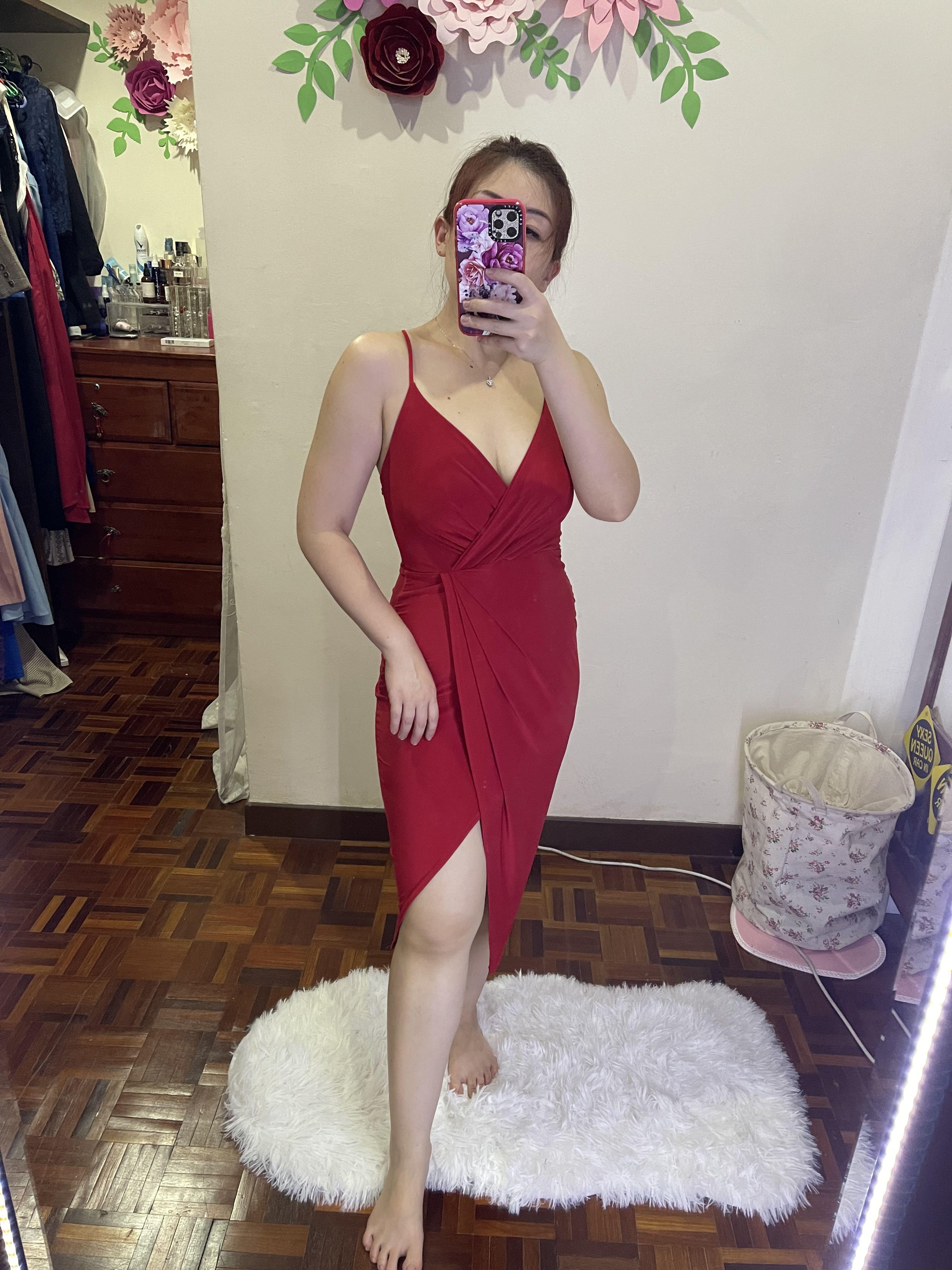 Boohoo Sexy red dress Women s Fashion Dresses Sets Dresses on