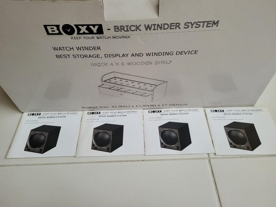 Boxy Watch Winder, Luxury, Accessories on Carousell