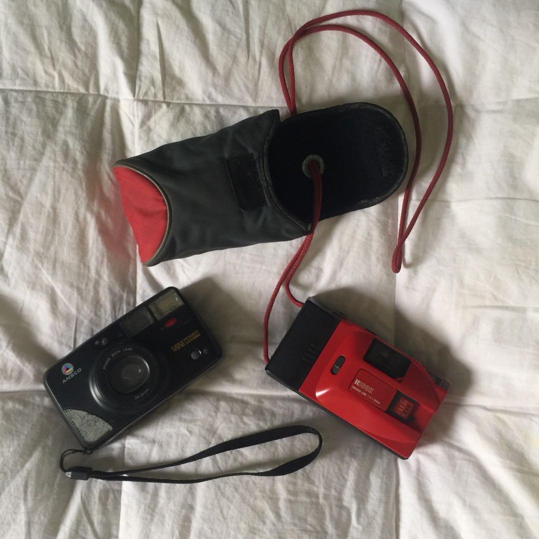 BUNDLE SALE! Ricoh YF-20 & Ansco (Category: Cameras) located in Magalang. Submitted by movingoutthings (Listing ID 1152799755, Image 1). Description: Brand (red) • Ricoh YF-20 • 35mm f/4 Lens • Point & Shoot Film Camer • Freebie: Brandnew AA Batteries Brand (black) • Ansco • Mini Power Zoom Wide • 28-52mm • Power Zoom • Auto Flash • Red Eye Reduction • DX film sensing 3,000 LAST PRICE, Open for bidding. Strictly no to low baller. Check out ‘Vinta