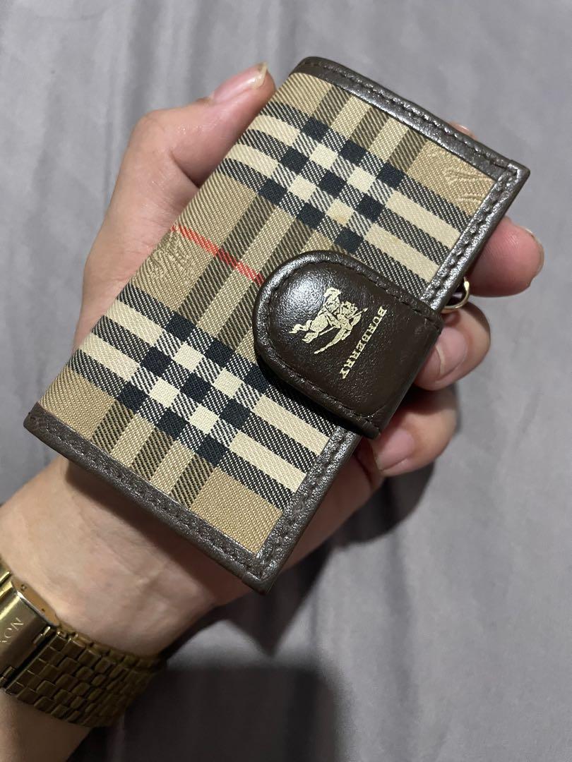 Burberry key holder wallet top