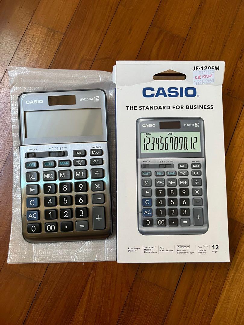 Casio calculator JF120FM, Computers & Tech, Office & Business