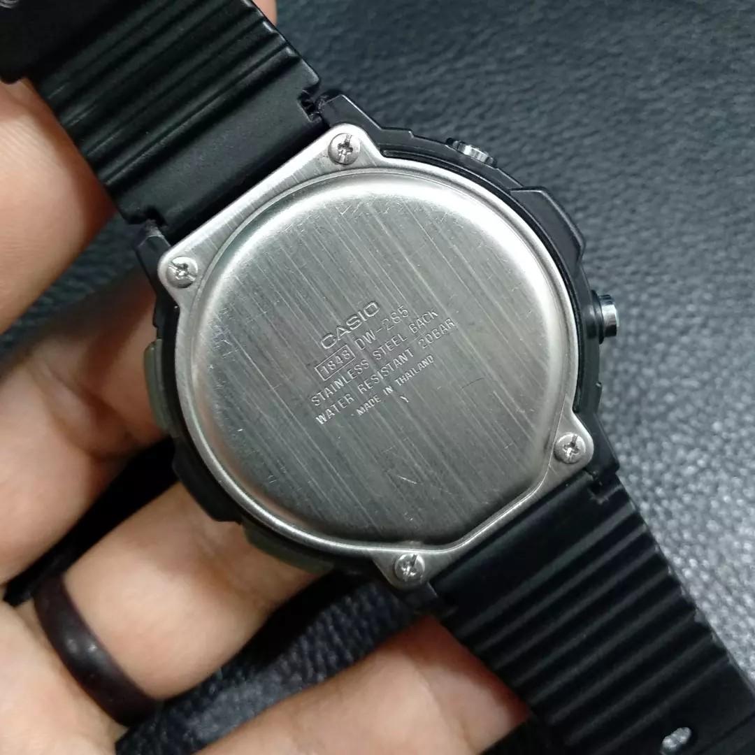 Casio DW-285 vintage, Fesyen Pria, Jam Tangan di Carousell