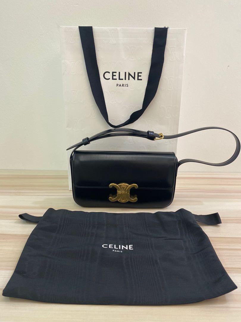 Celine Triomphe Shoulder Bag, Luxury, Bags & Wallets on Carousell