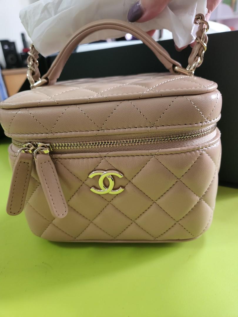 Chanel 22S Top Handle Vanity Light Pink in Caviar Womens Fashion Bags   Wallets Crossbody Bags on Carousell