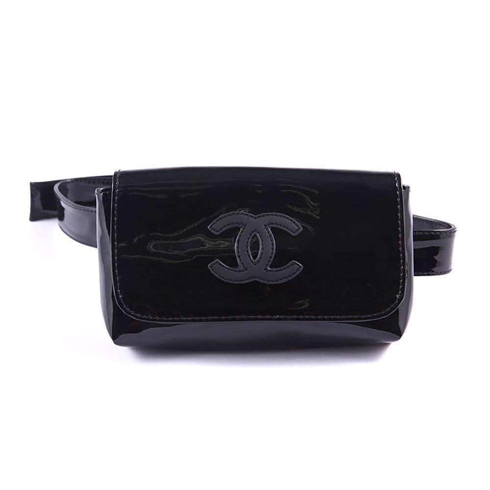 Chanel VIP Gift Patent PVC Belt Bag Fanny Pack