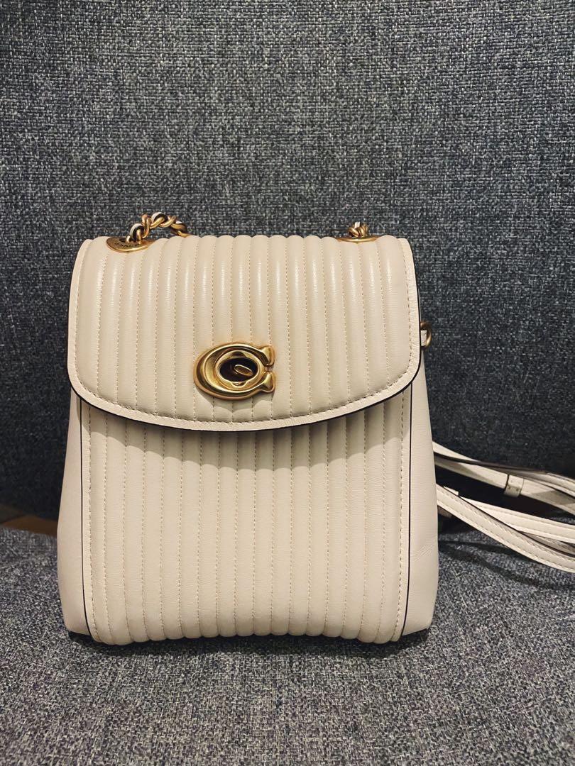 Coach parker on sale 16 white