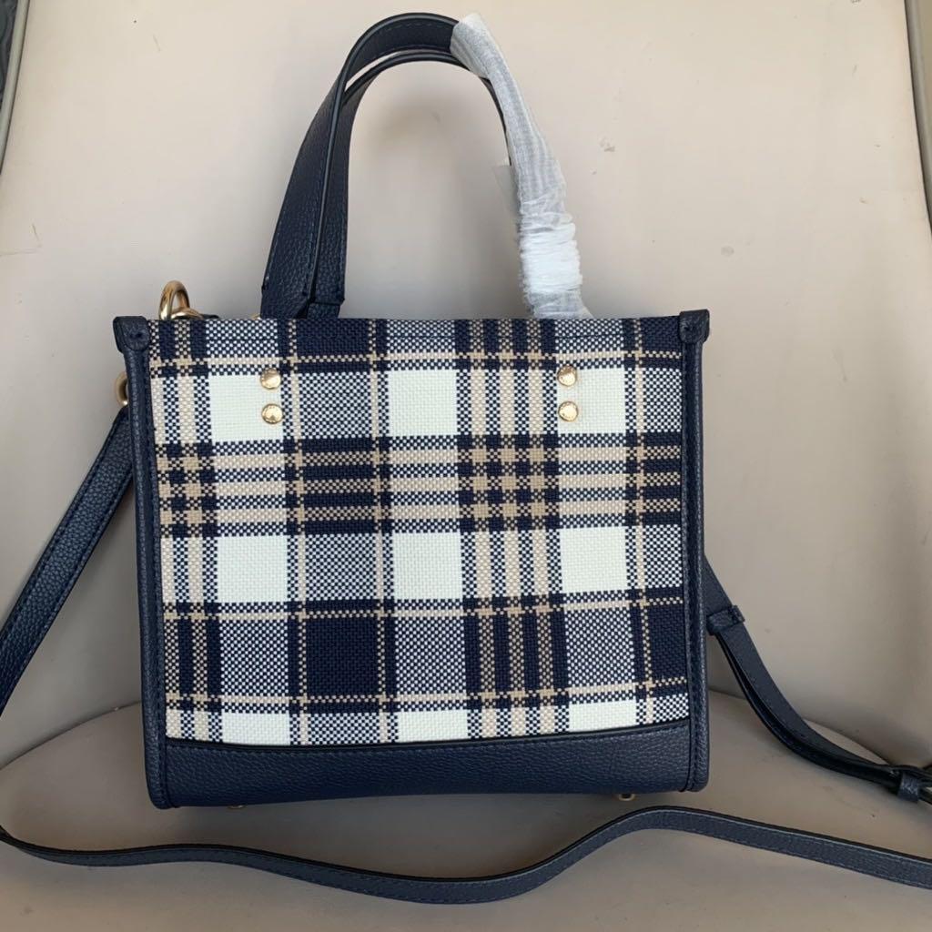 Checkered cheap coach bag