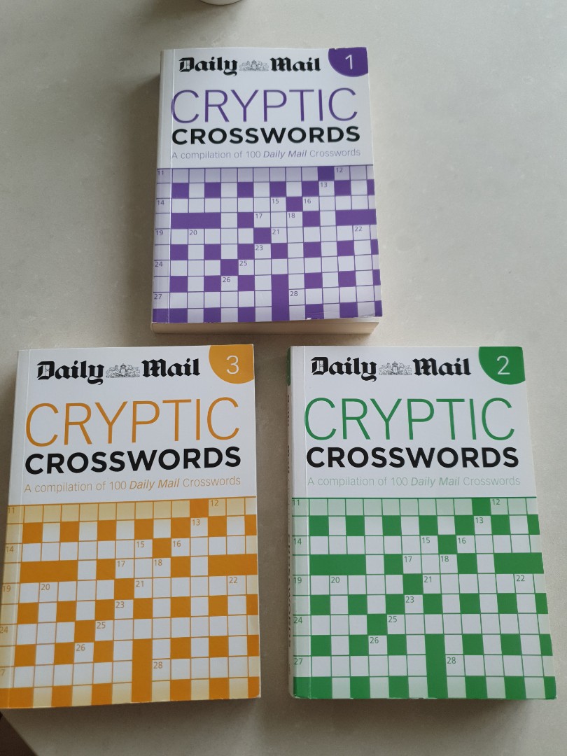 Daily Mail Cryptic Crosswords (Books 1 3) Hobbies Toys Toys Games