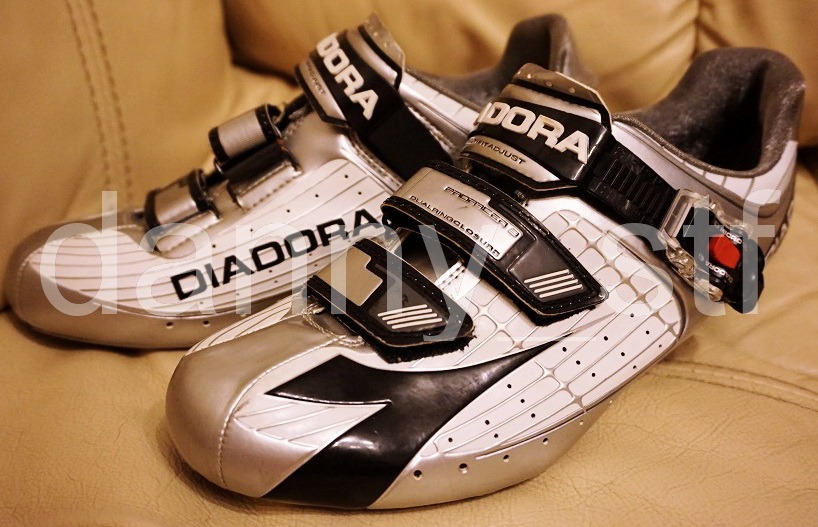 Diadora Proracer 3 Carbon Road Bike Lock Shoe 159082
