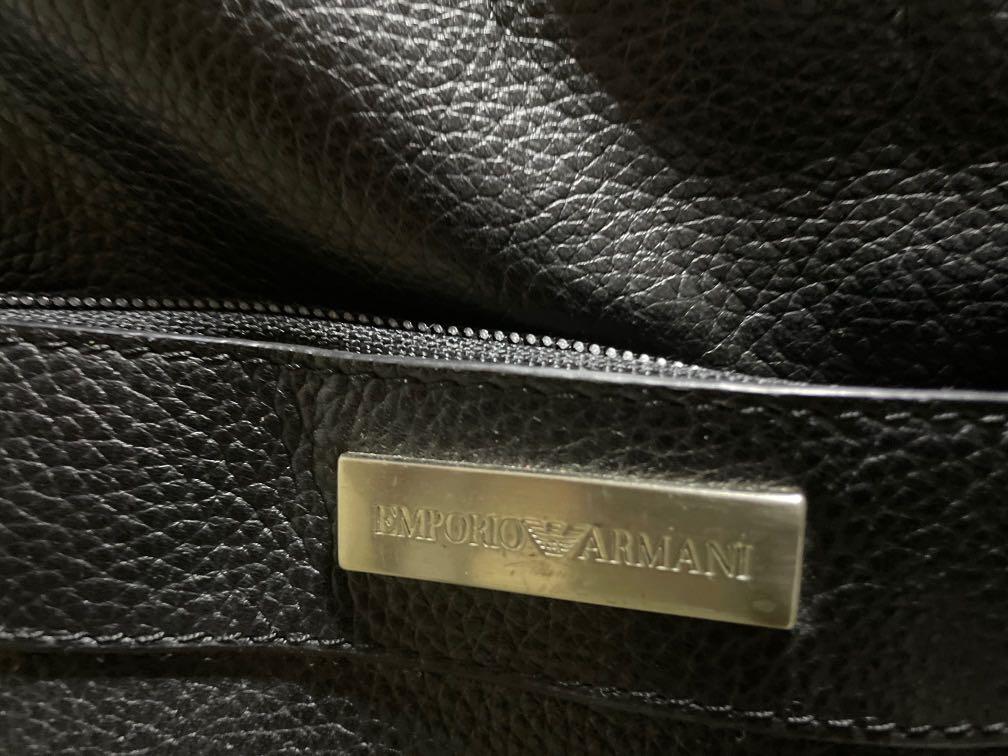 Emporio Armani leather bag Luxury Bags Wallets on Carousell