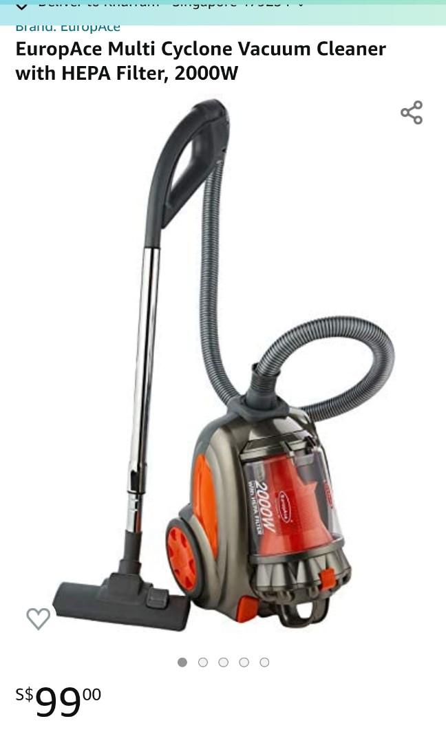 Europace 2000W vacuum cleaner, TV & Home Appliances, Vacuum Cleaner