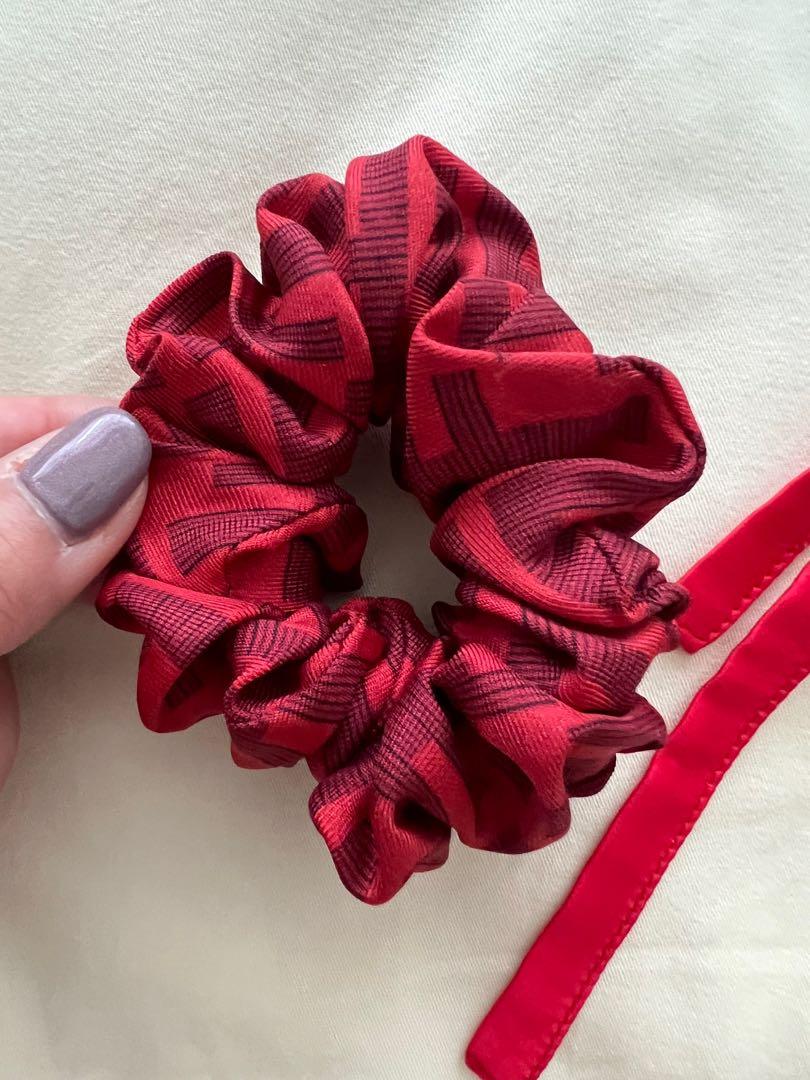 Fendi top velvet scrunchie