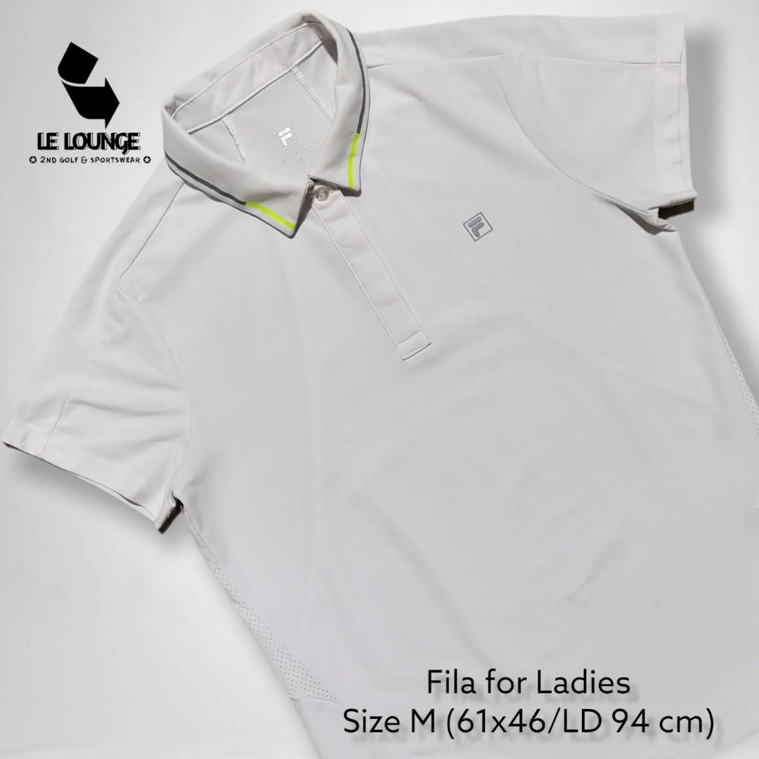 for ladies White Golf Jersey Polo Shirt 