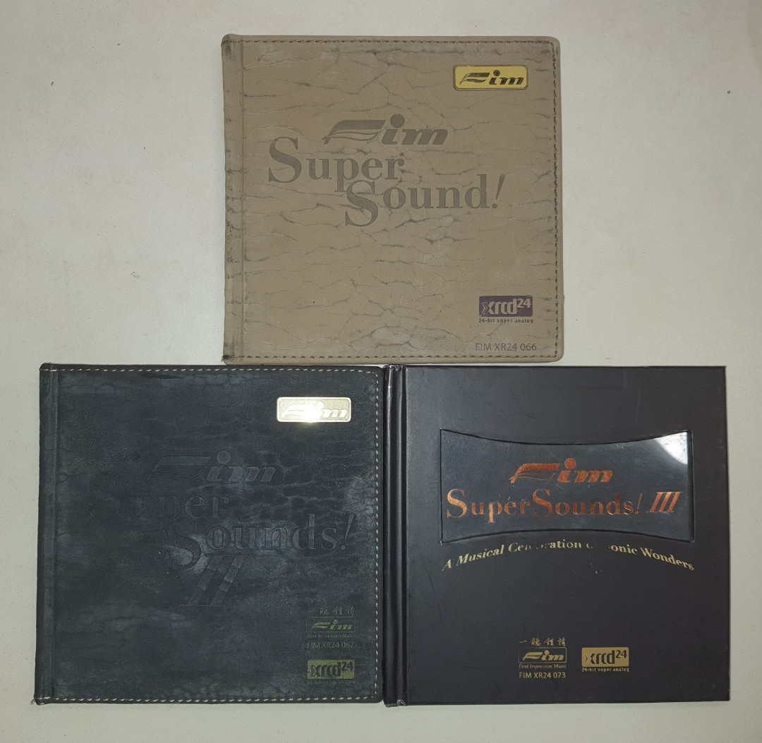 FIM Super Sound vol 1 2 3 xrcd 全套, 興趣及遊戲, 音樂、樂器& 配件