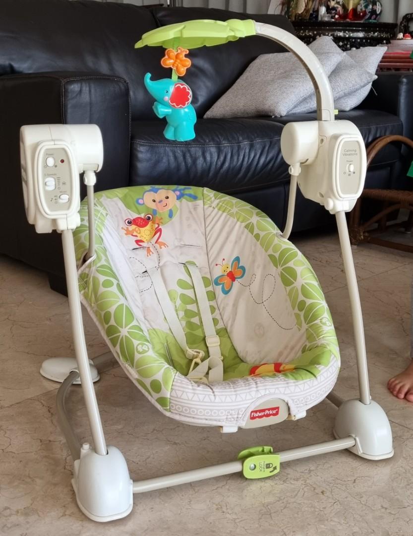 Baby rocker swing deals fisher price