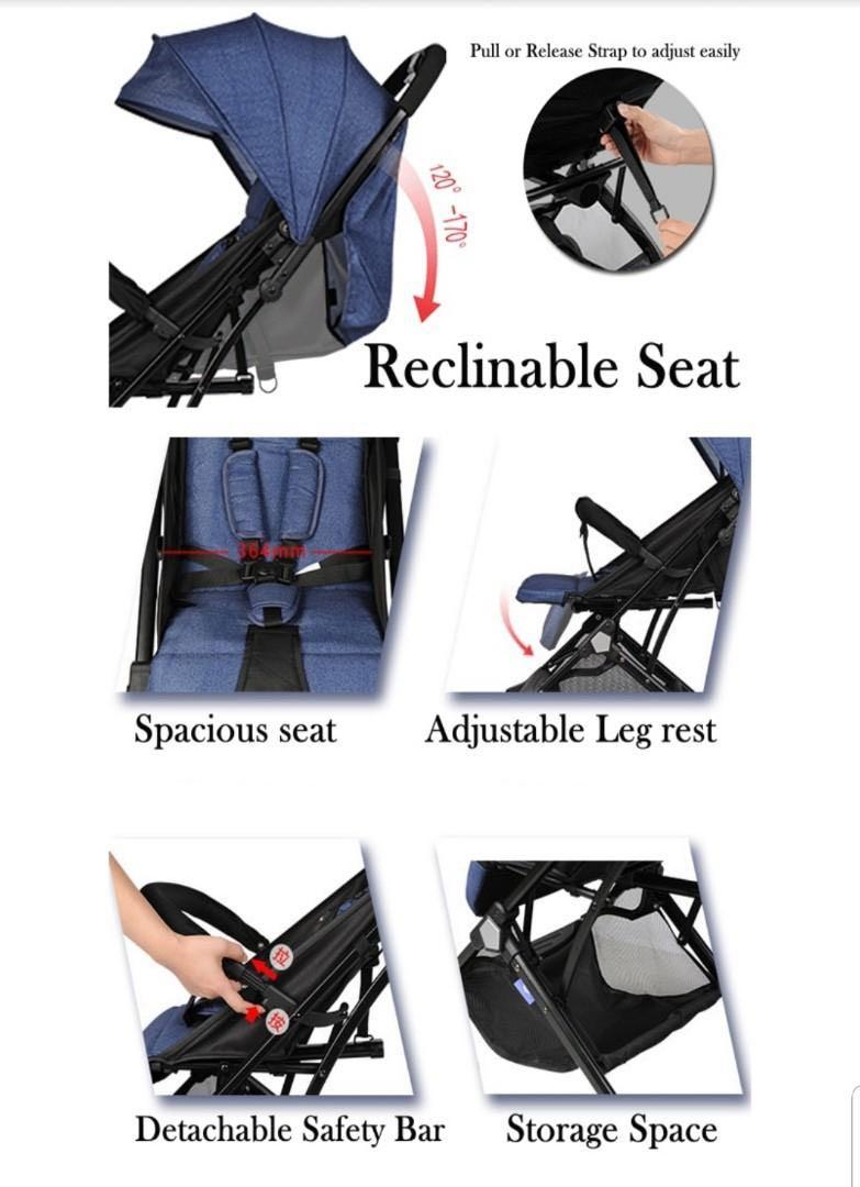 Foldable Cabin Size Stroller, Babies & Kids, Going Out, Strollers on