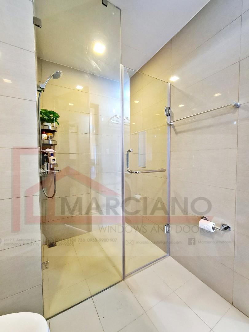 Frameless Shower Enclosure Tempered Glass - 040422 (Category: Bathroom & Kitchen Fixtures) located in Pasig City. Submitted by marciano.windoors (Listing ID 1152951574, Image 1). Description: Marciano Windows and Doors Free Estimate, Free Delivery and Installation 24/7 Chat Support I Call NOW! 📞 0936 9900 907 / 0915 618 6738 ☎️ (027) 239 9265 📧 marciano.info@gmail.com ✔️Quality materials and accessories ✔️Quality workmanship ✔️Quality service ✔