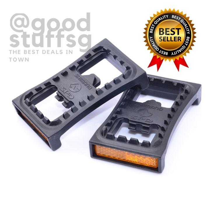 FREE SHIMANO SM PD22 SPD Cleat Flat Mountain Bike Pedal