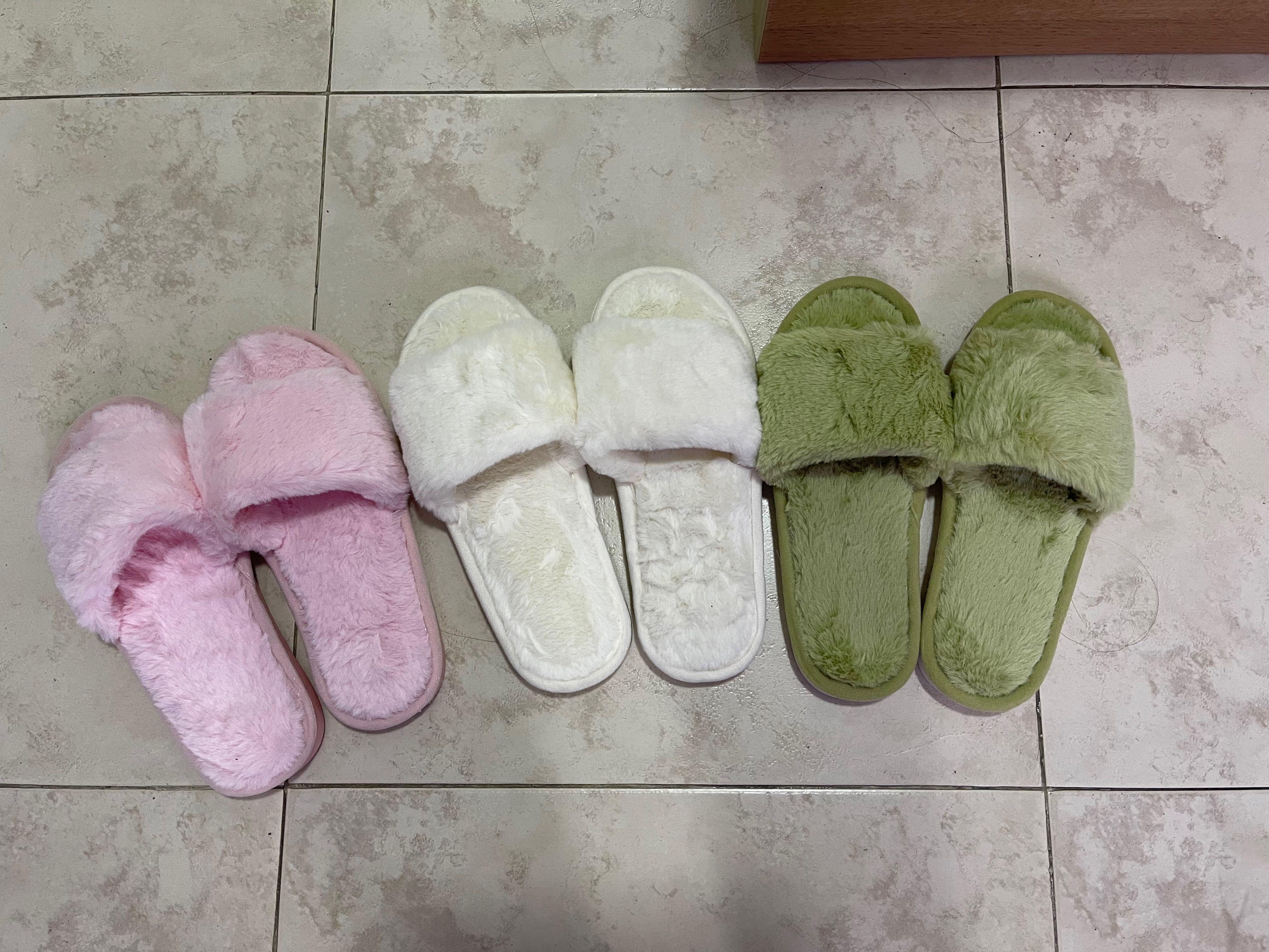 Furry Bedroom Home Slippers
