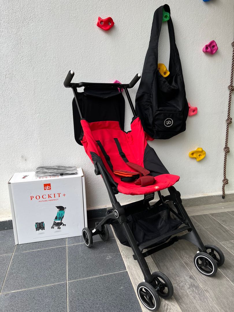 GB Pockit Plus with Rain Cover Travel Bag and Box Babies Kids