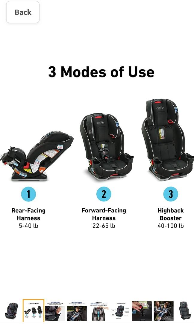 Graco All in one car seat Slimfit Babies Kids Going Out Car