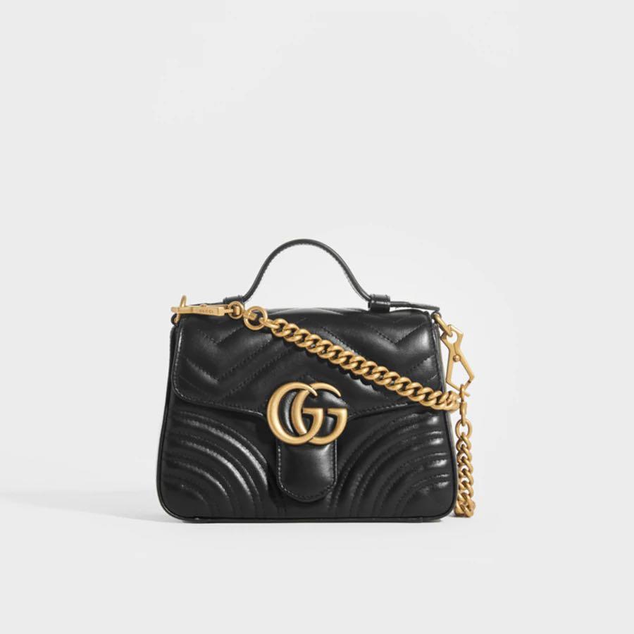 Gg marmont small top handle bag price sale