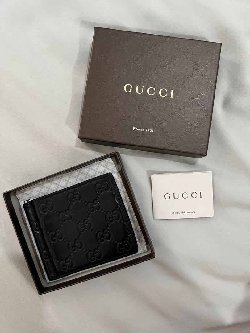 Gucci mens card holder with money clip clearance