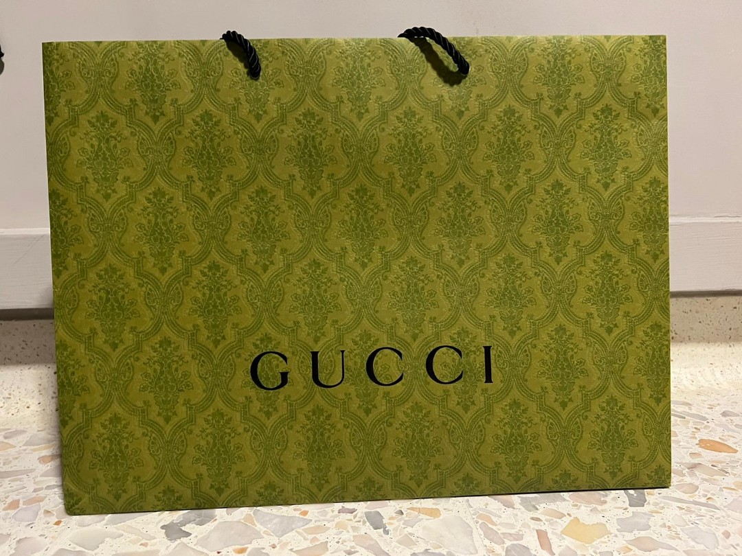 Gucci/Balenciaga paper bag ( two brand in a bag ), Hobbies & Toys ...