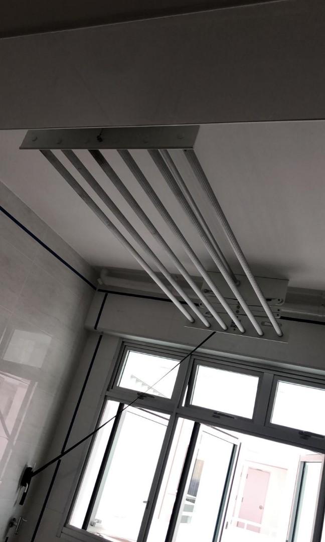 HDB pulley system laundry system(new), Furniture & Home Living, Home