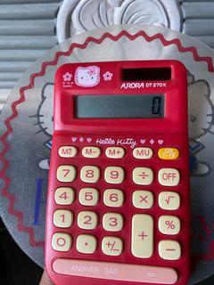Hello Kitty 1976, 1996 Aurora calculator