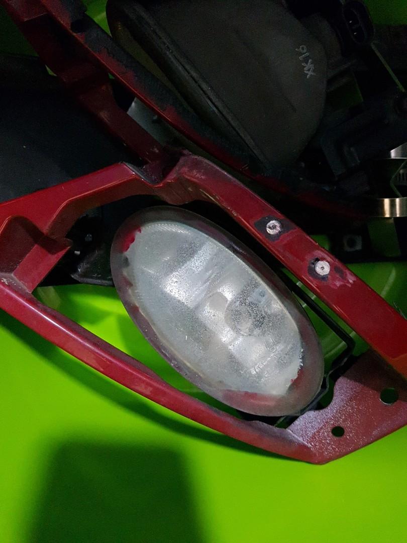 Honda Accord CL7 Euro R Headlights, Fog lights & HKS Exhaust Guard, Car