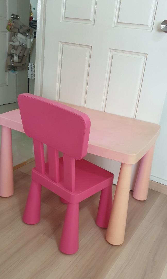Ikea Children Chair and table, Babies & Kids, Baby Nursery & Kids