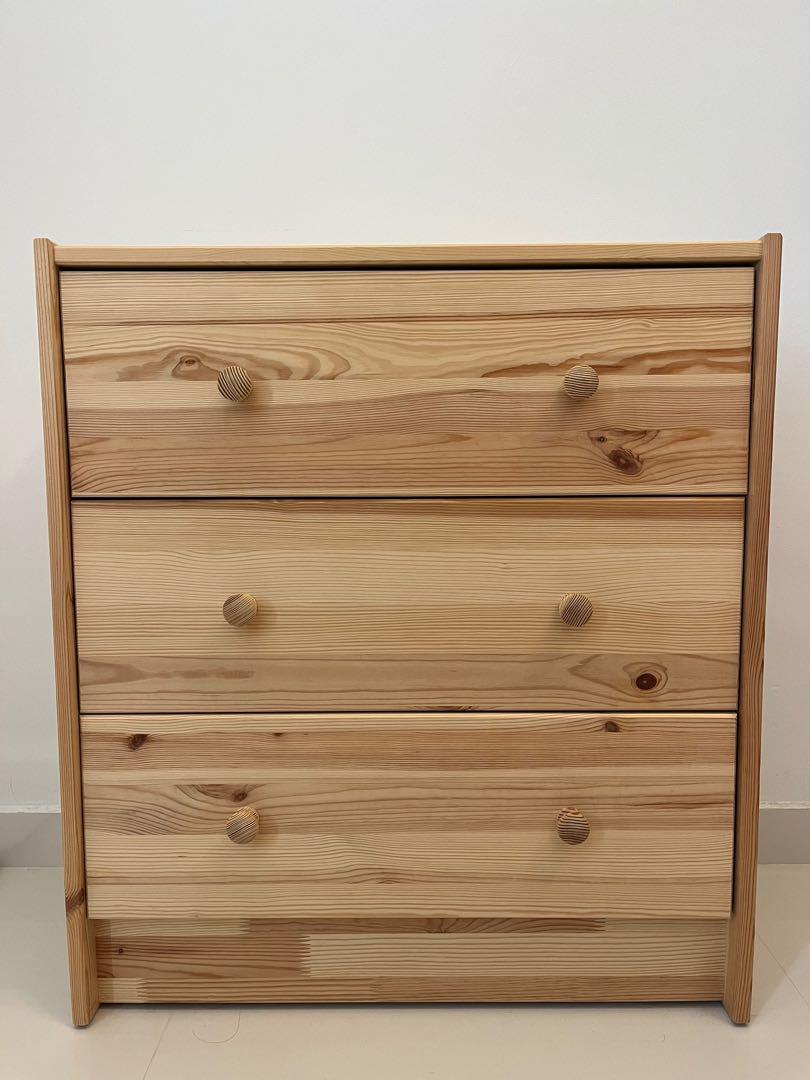 IKEA Rast Chest of 3 Drawers, Furniture & Home Living, Furniture, Other