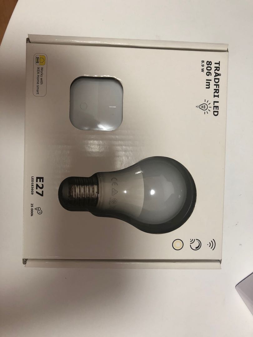 IKEA Tradfri Bulb & Dimmer, Furniture & Home Living, Lighting & Fans ...