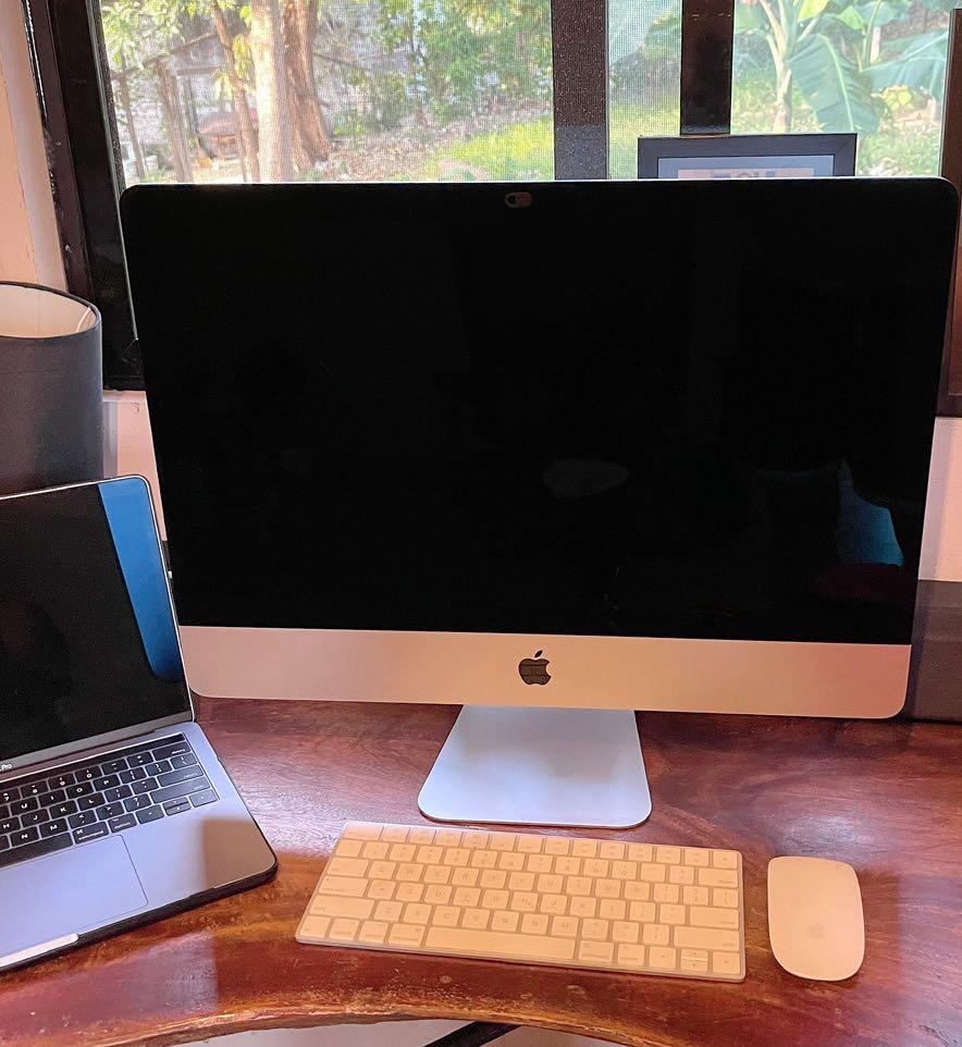 Apple iMac 2019 (Category: Desktops) located in Cainta. Submitted by kay07 (Listing ID 1152879878, Image 1). Description: imac 21.5 inches retina display iMac 2019 - Retina 4K display - 21.5-inch (diagonal) Retina 4K display - 4096-by-2304 resolution with support for 1 billion colors - 500 nits brightness - Wide color (P3) - 3.6GHz quad core Intel Core i3 - 8GB of 2400MHz DDR4 memory - 1TB (5400-rpm) hard drive - Radeon Pro 555X with 2GB of GDDR5