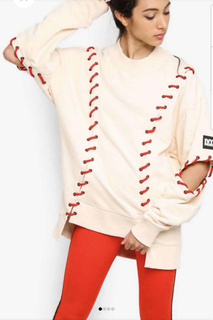Ivy park baseball sweatshirt shop