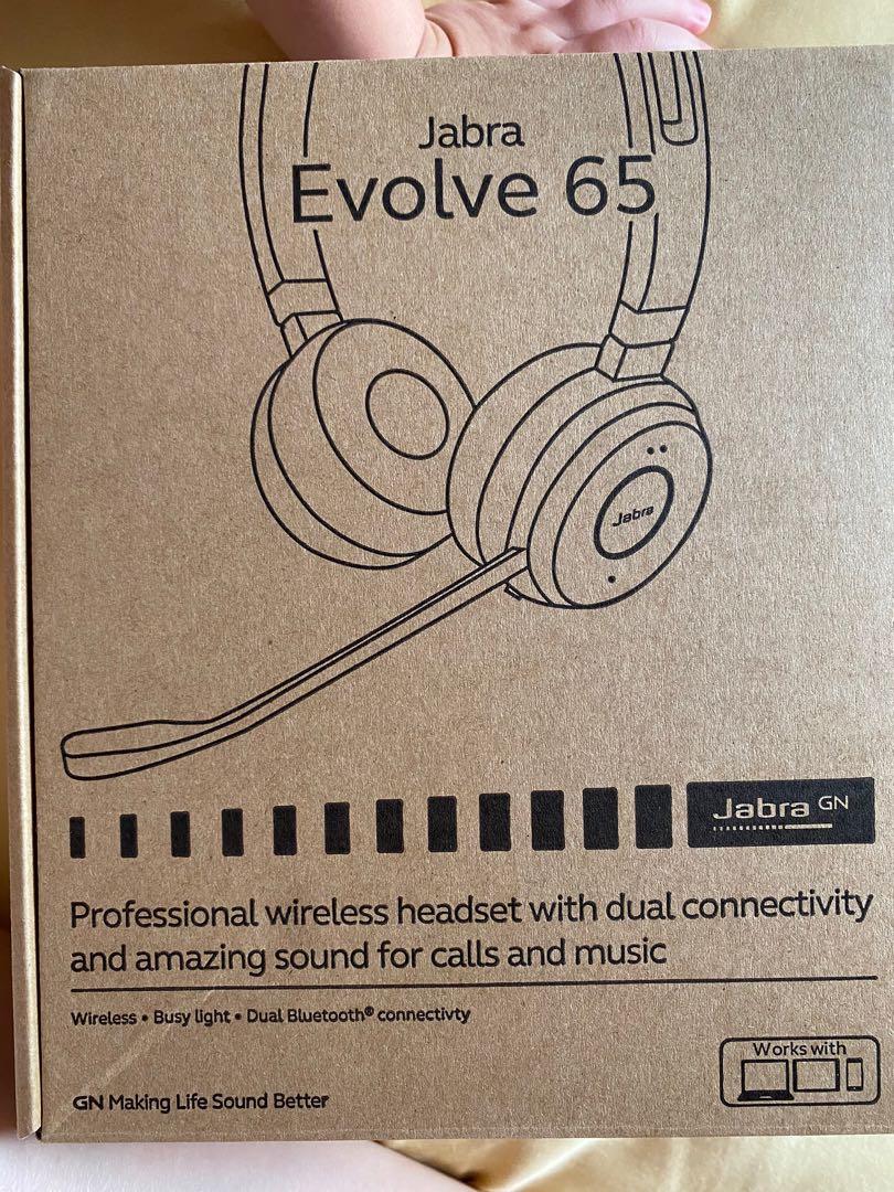 Jabra Evolve 65, Audio, Headphones & Headsets on Carousell